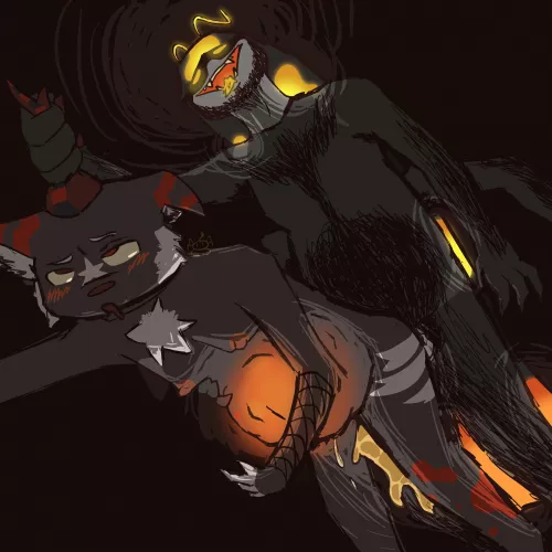 [H/M] belly bulging full of eggs (crabexplosion)