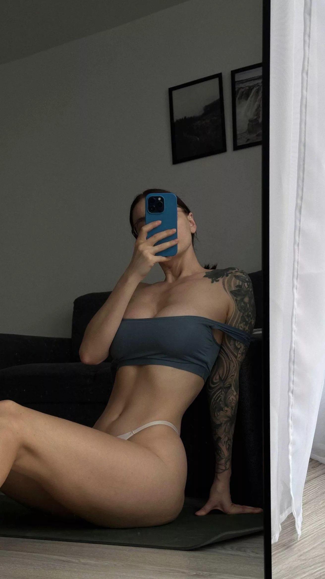 How about you press me against the wall and show me how hard you are