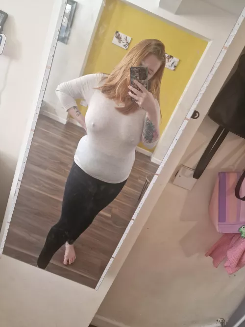 I had no idea it was so see through before trying it on! 