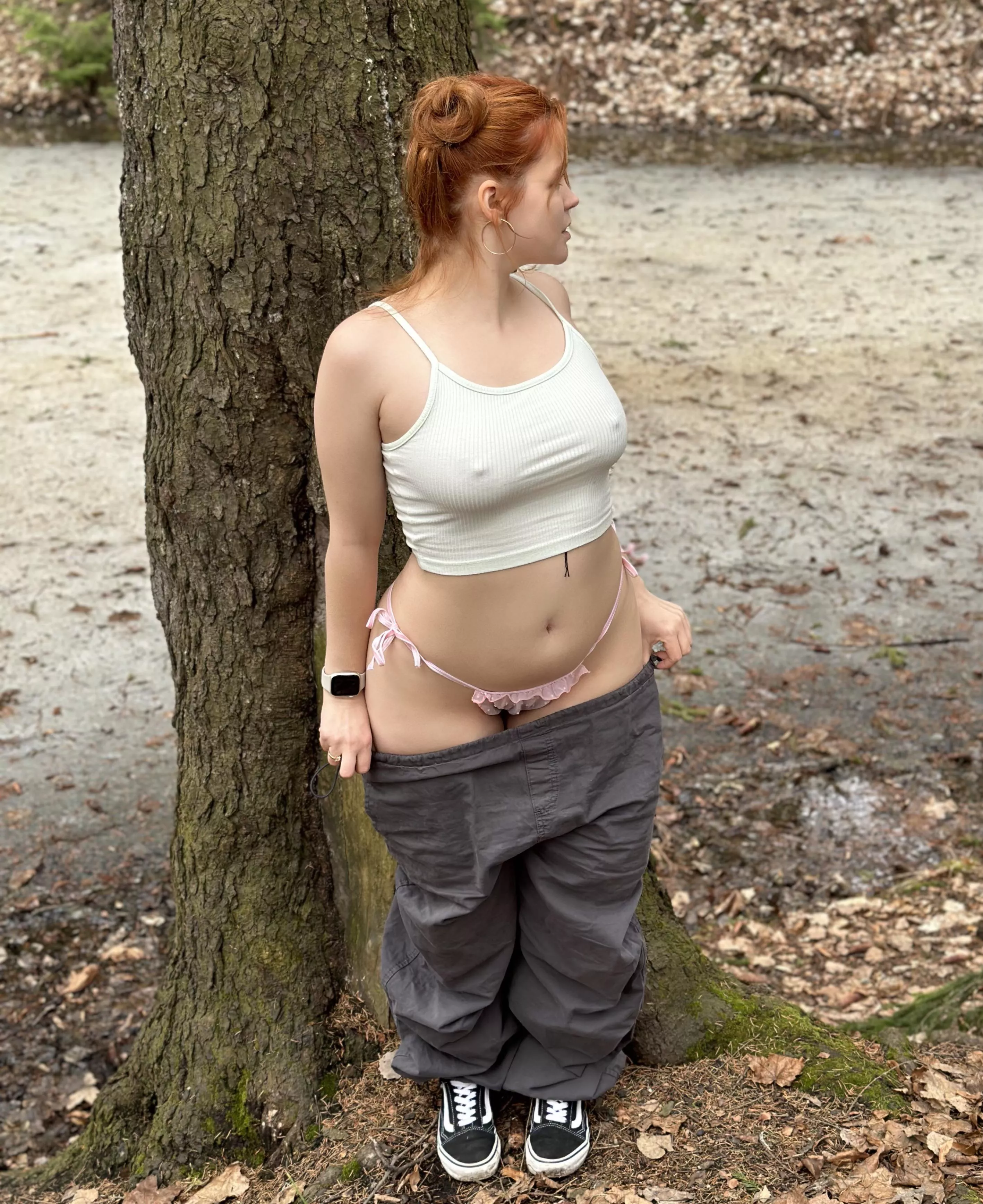 I'm trying not to freeze but I feel happy