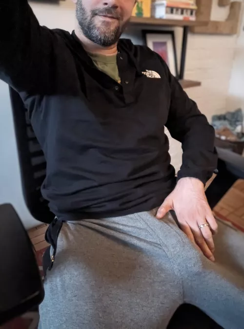 Like my grey sweats?