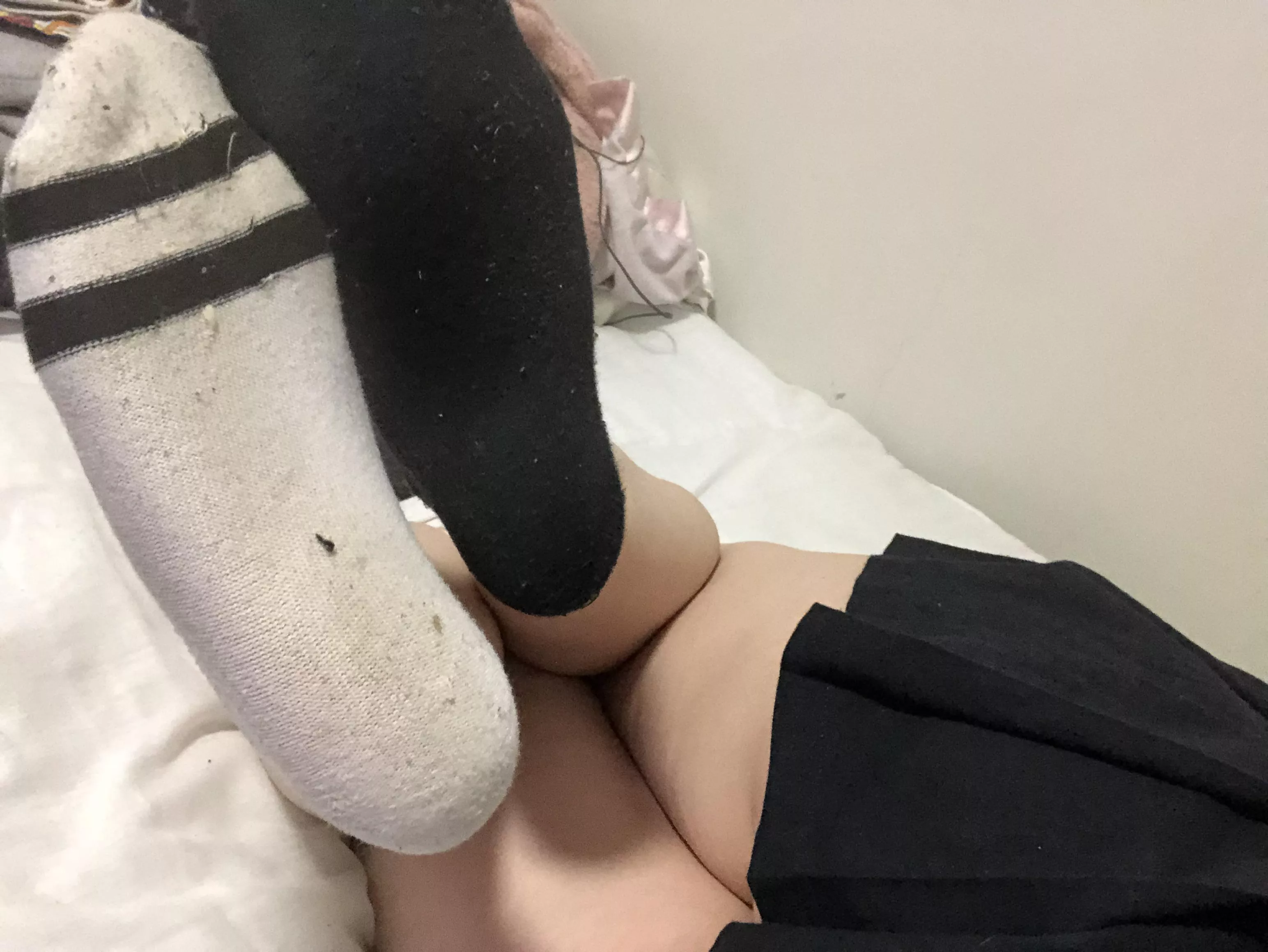 mismatched dirty socks [F]