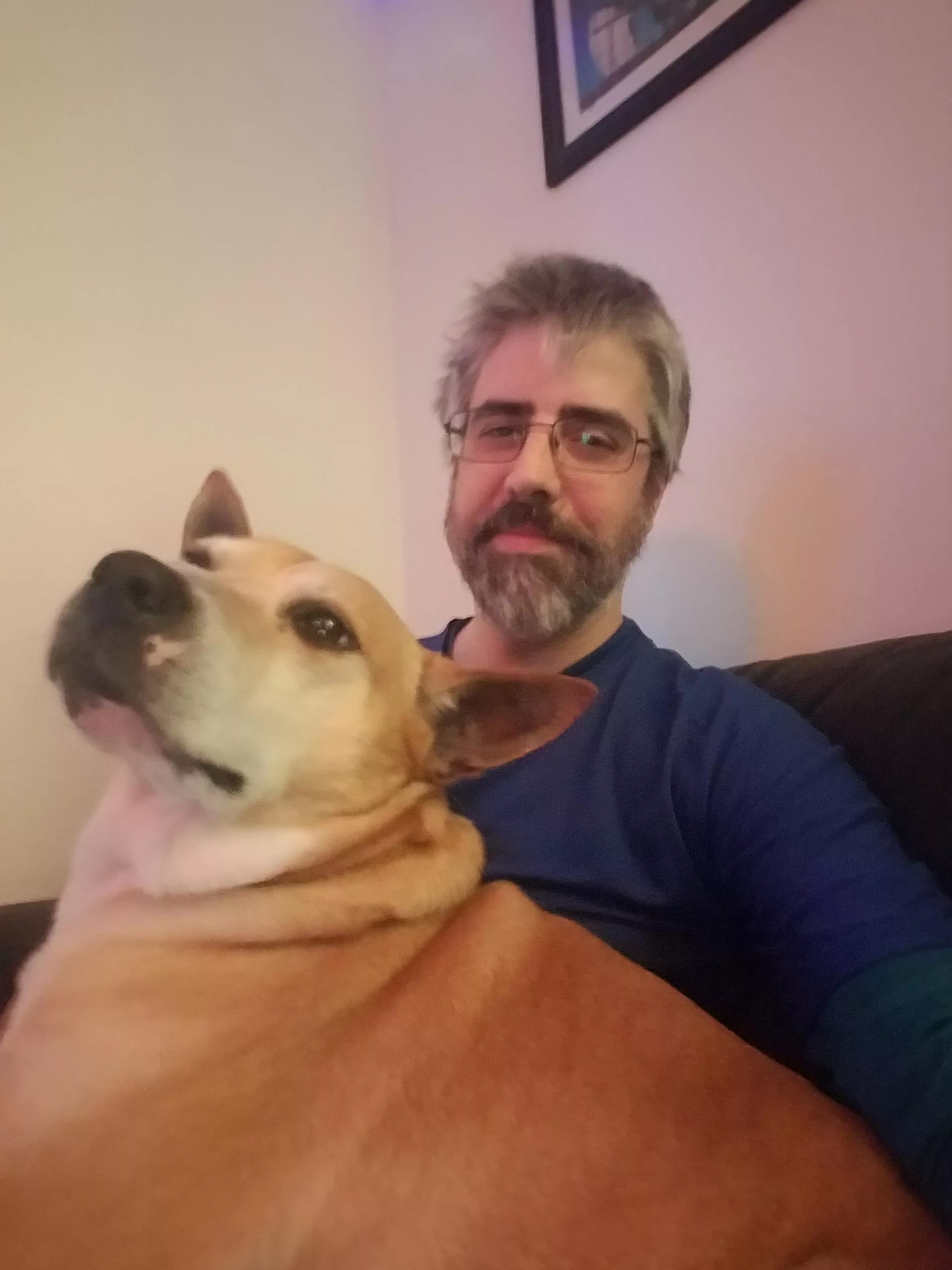 Rocky hates having his picture taken so I had to take this quick. Have a great day!