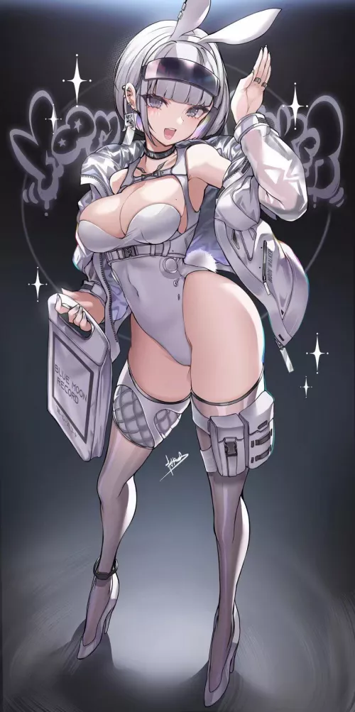 Silver Bunny Girl [Artist Original]