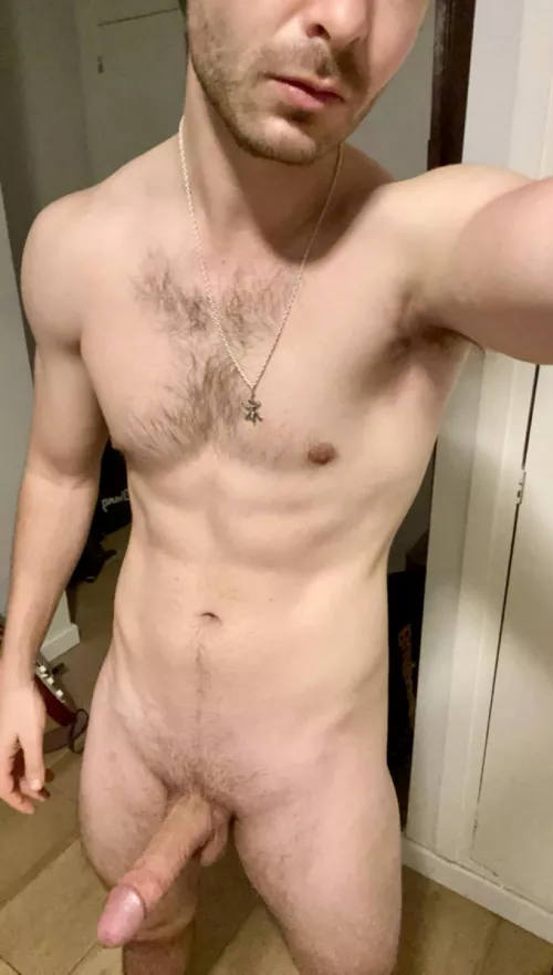 Well, woke up naked, hard and hangover. Any suggestions?