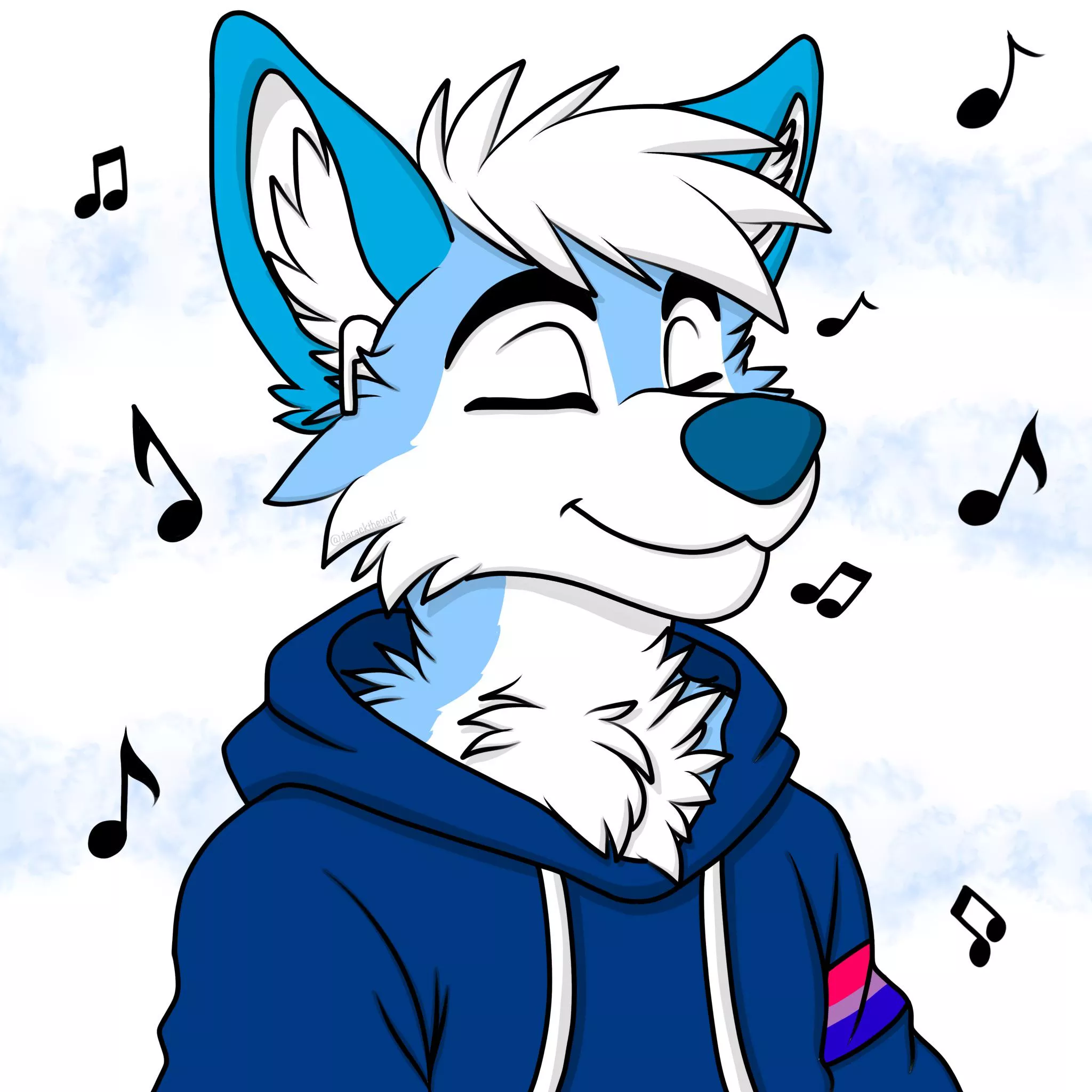 What song got you listening like this? ^^ [Art by me]