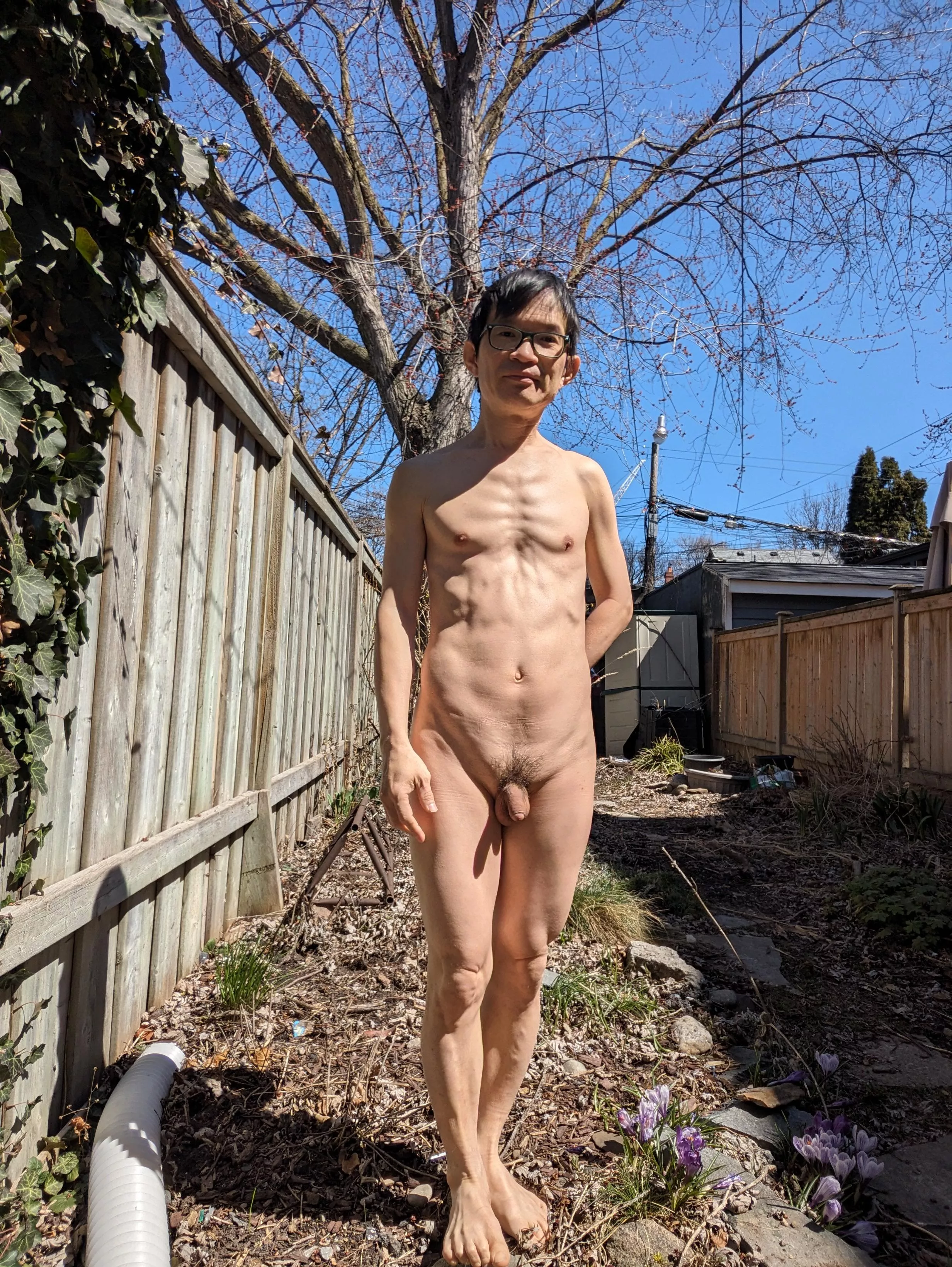 Being nude is a liberation from being the hostage of clothing 