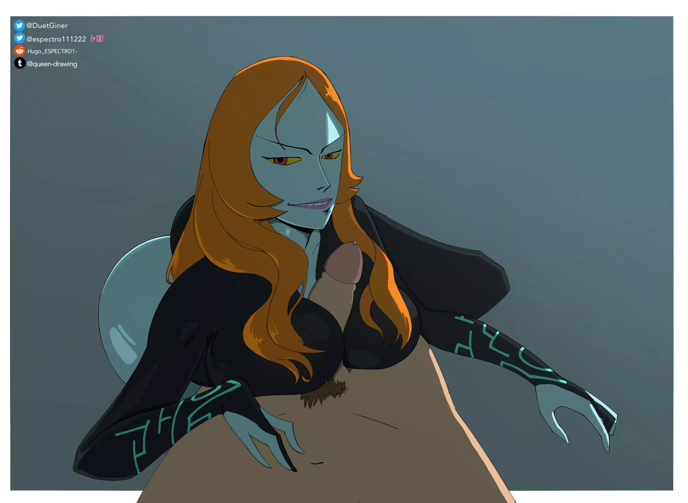 Fast drawing of Midna i did (@espectro111222)