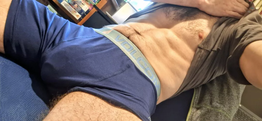 How am I looking in dark blue?