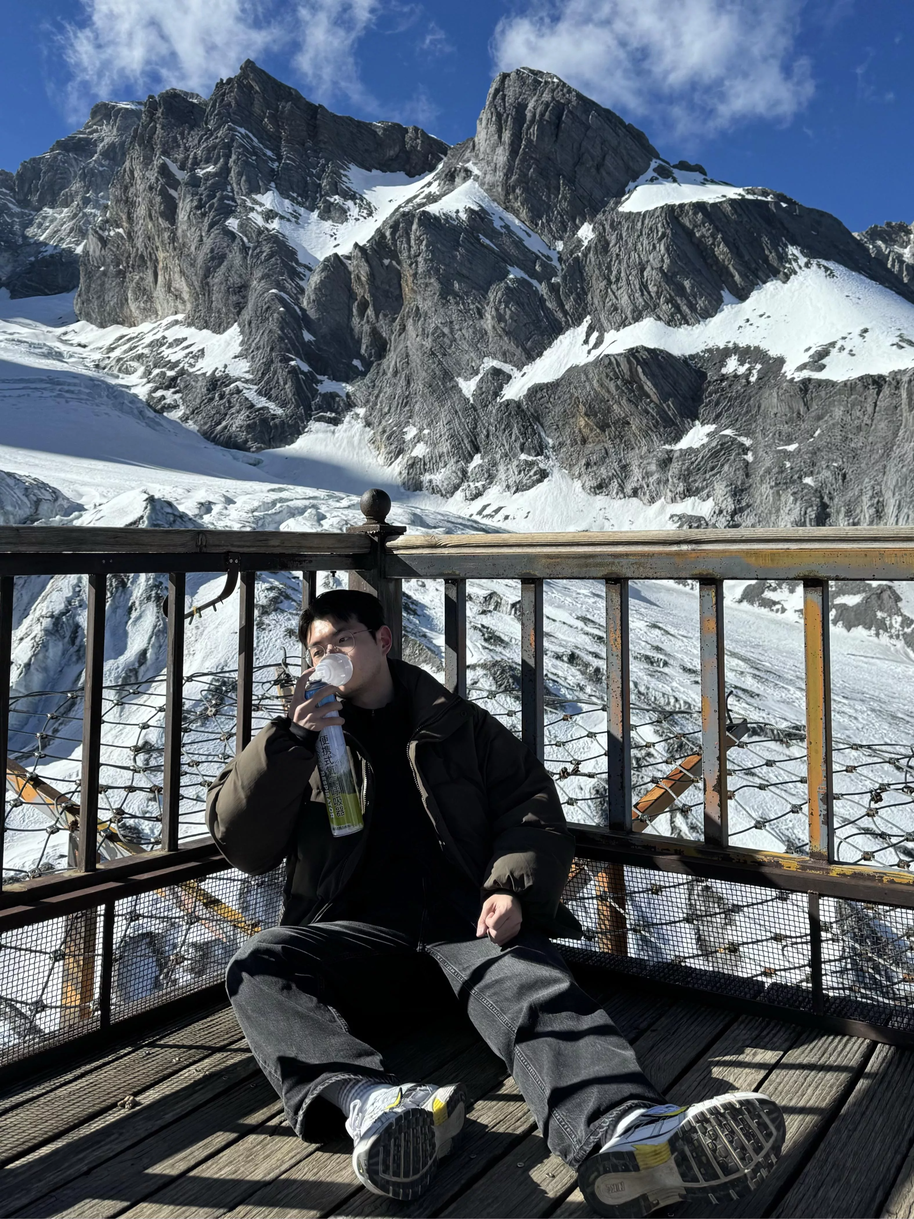 It was more cold than tiring but the scenery was so beautiful