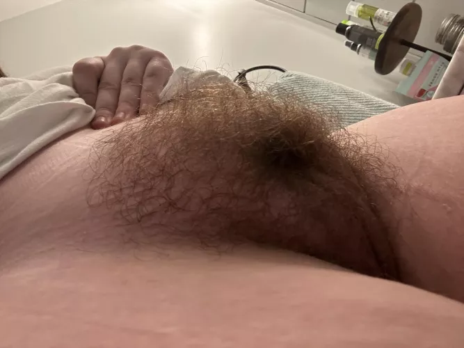 Lick each individual hair