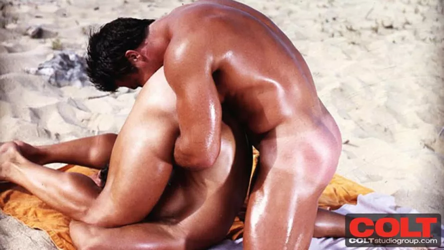 Mike Betts chows down on Rick Wolfmier