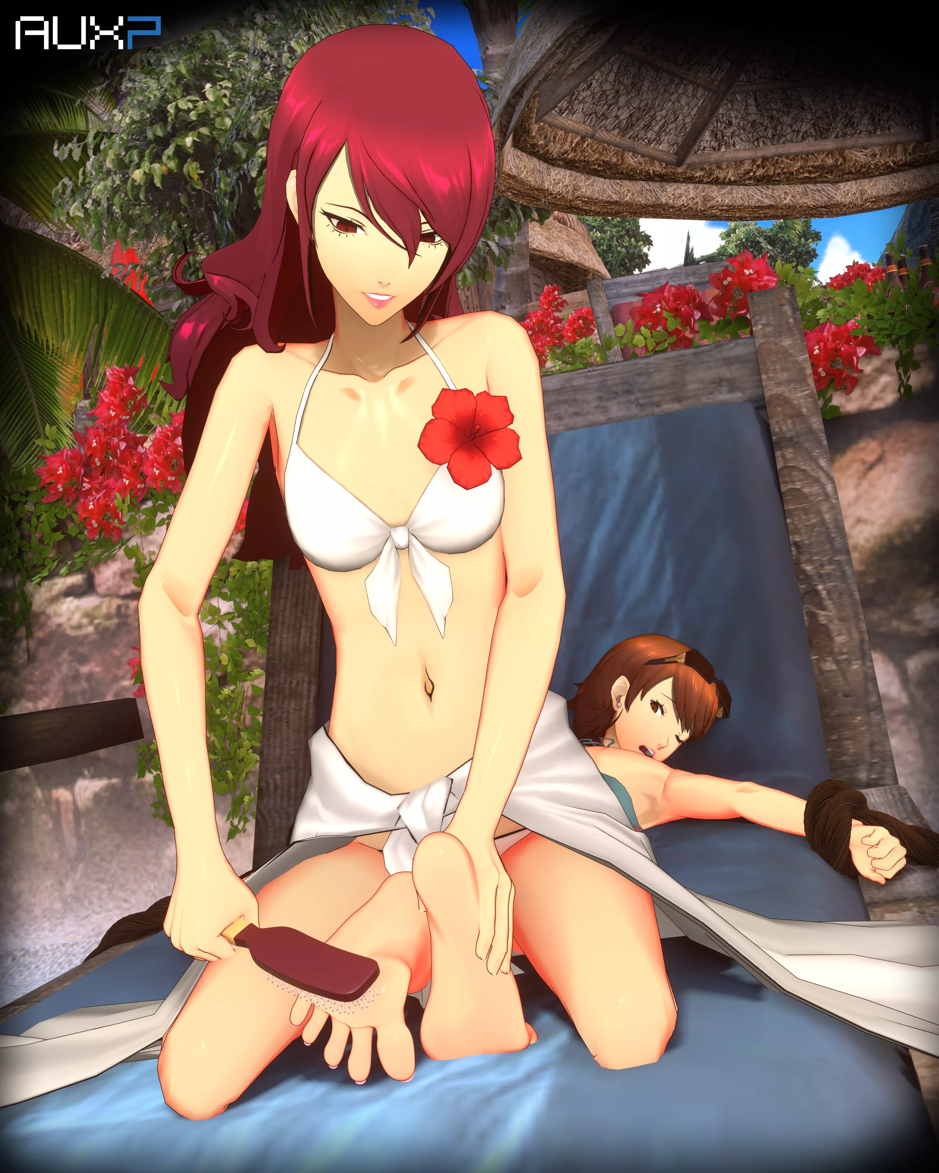 Mitsuru and Yukari (Persona 3) [Artist: AUXP]