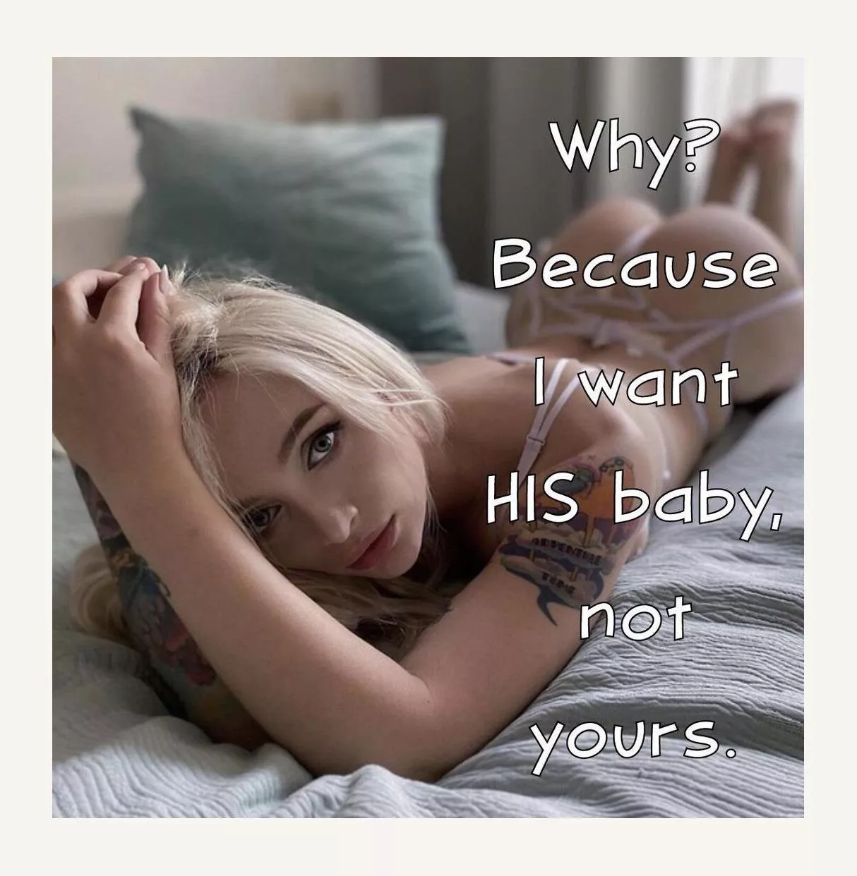 Simple, and to the point. Know youe place, cucky.