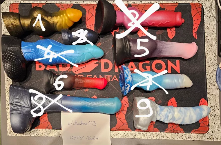 [EU] Selling 4 Bad Dragon's dildos (update) 