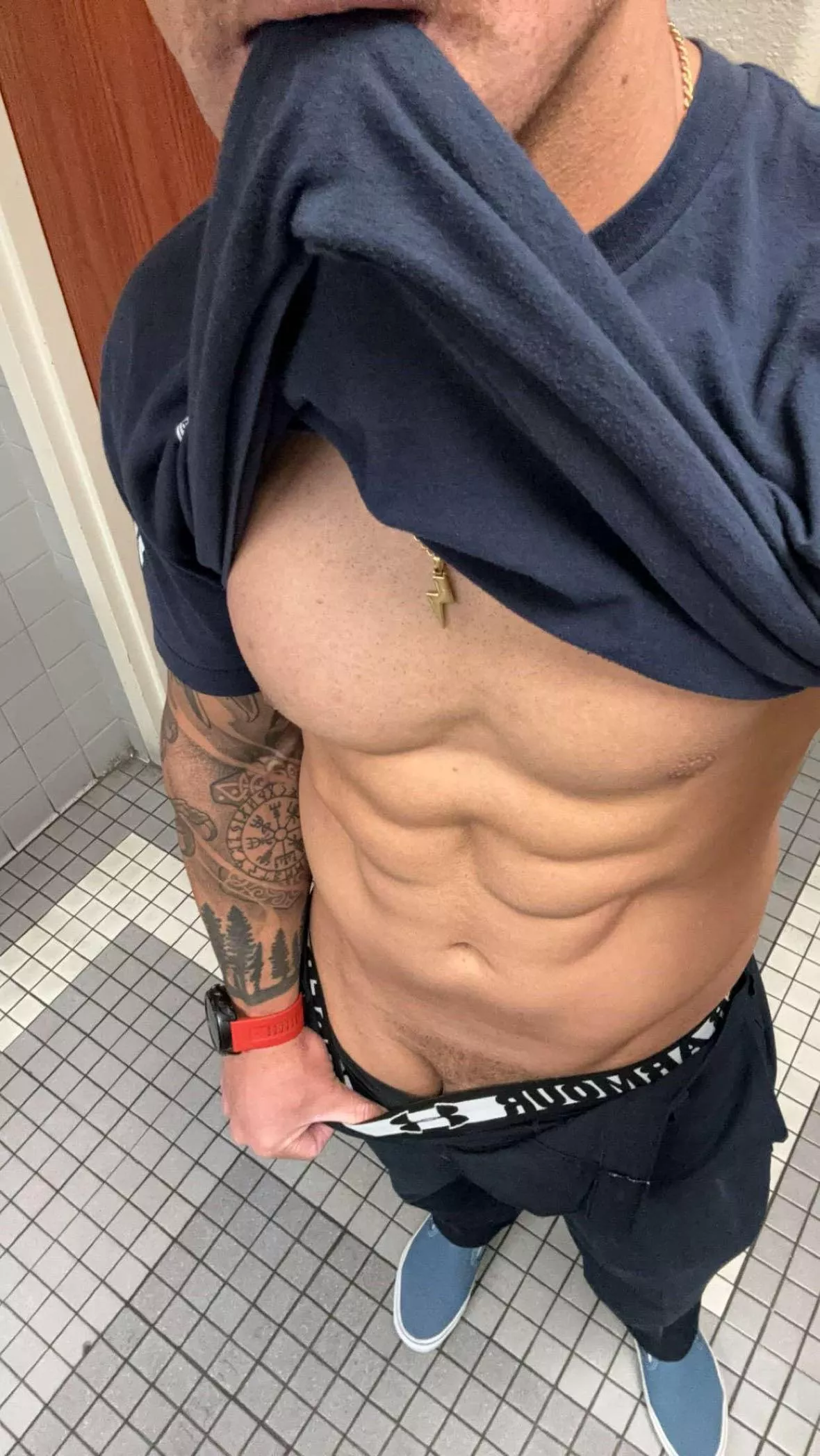 Firehouse bathroom quickie?