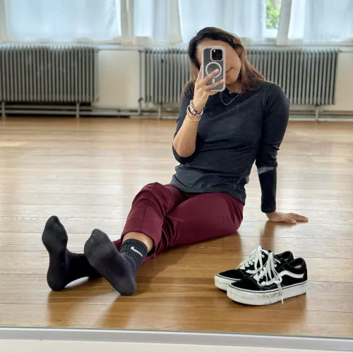 Fresh out my gym shoes 😈