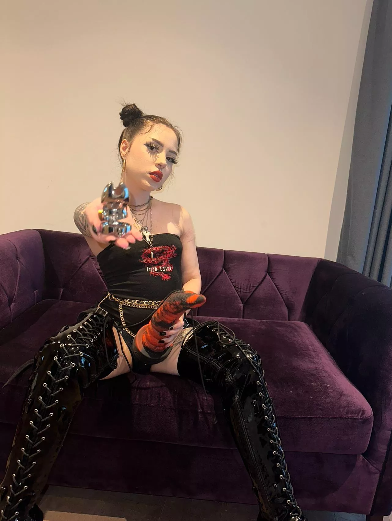 Let’s lock that useless little thing in chastity and make a use out of your hole instead 