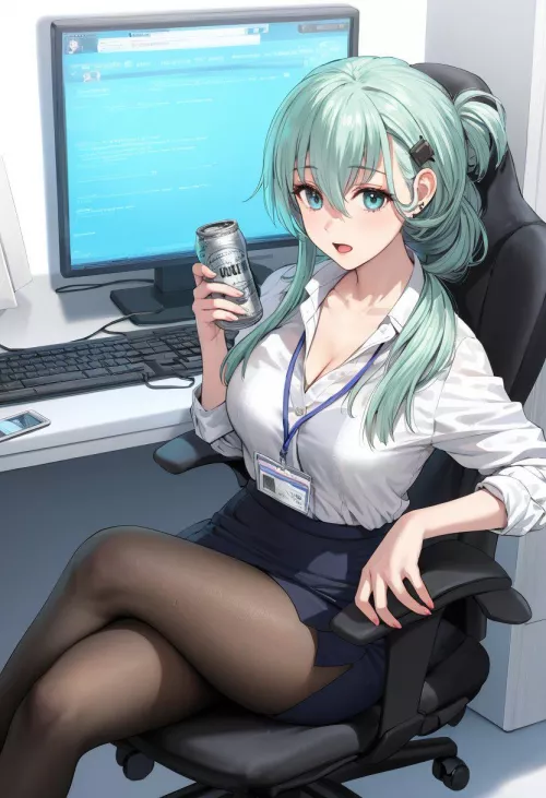 Office Lady Suzuya [Kancolle]
