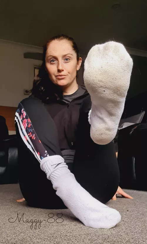 Sweaty gym socks, ready to go! (Selling)