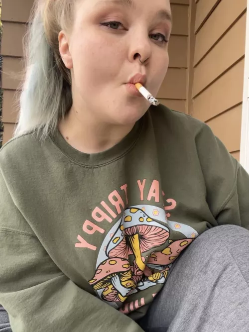 All glammed up for my smoke