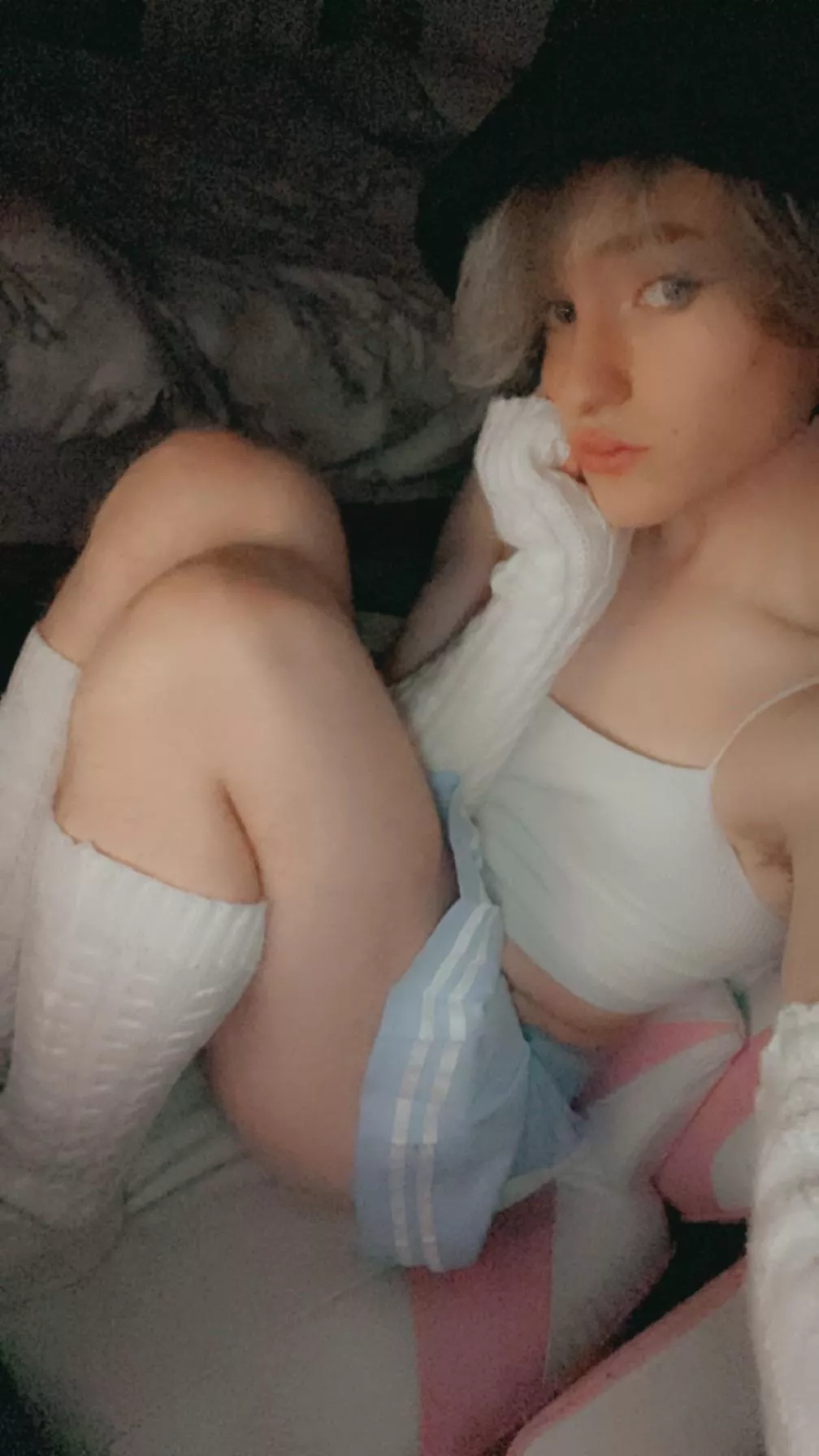 Cinnamon roll inspired fit 🤍🩵