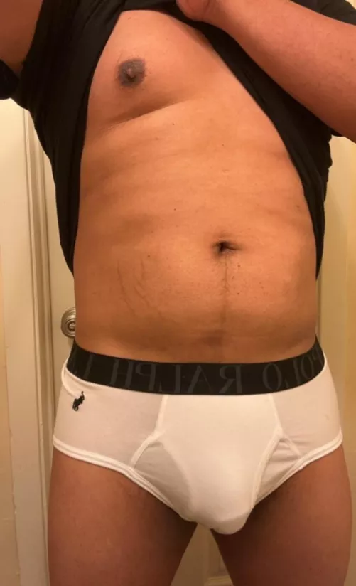Hadn’t worn my briefs in a while 