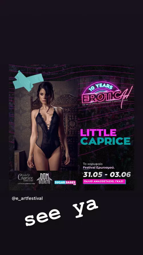 she is the face of the erotica in athens … visit her for a autograph :-) 