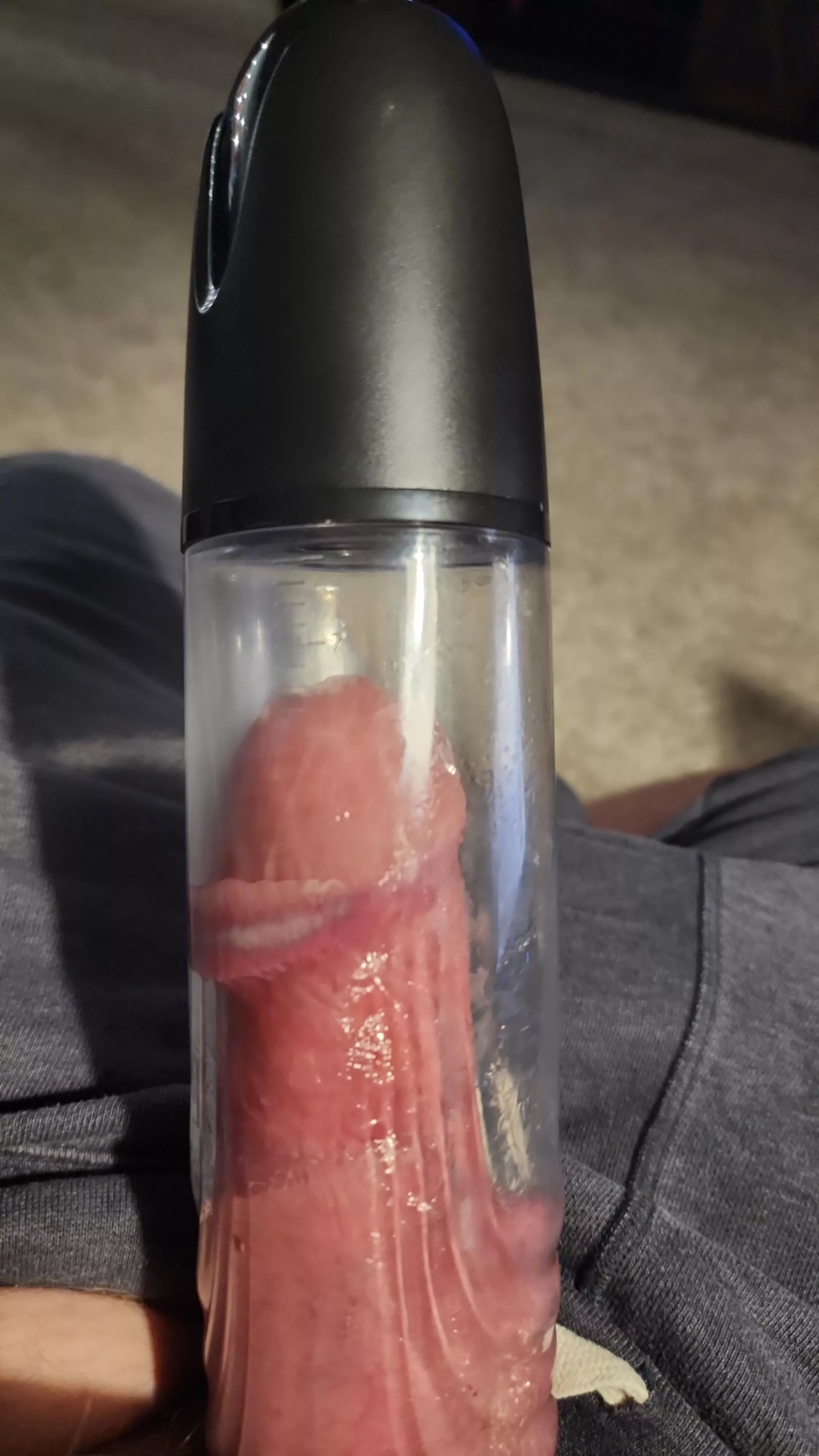 Stretch to 7.5 in narrow tube now fatten 