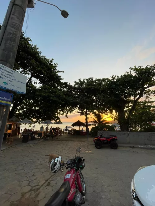 Arriving at Iriri Beach in Brazil feel's like walking into heaven, such a nice place!