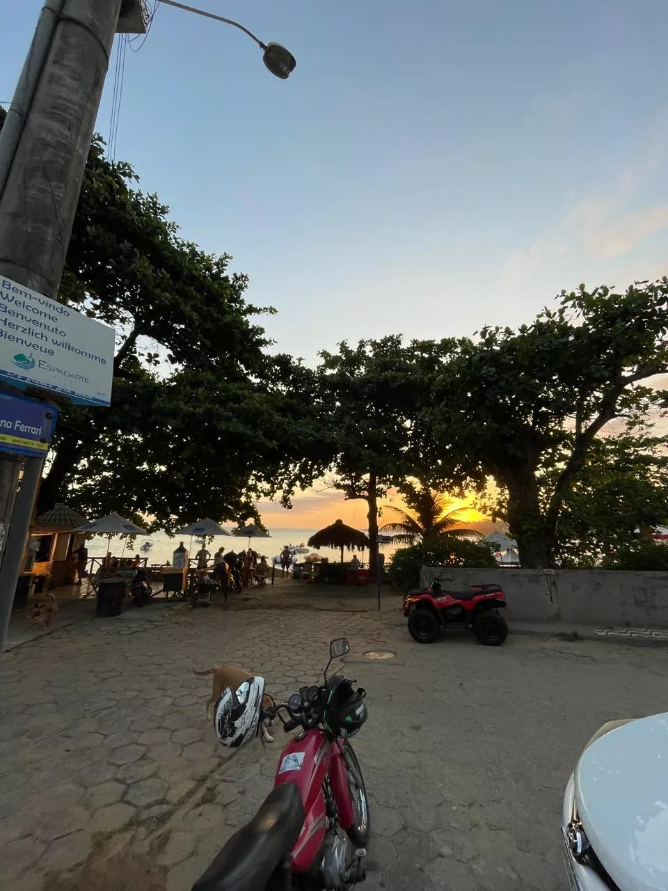 Arriving at Iriri Beach in Brazil feel's like walking into heaven, such a nice place!