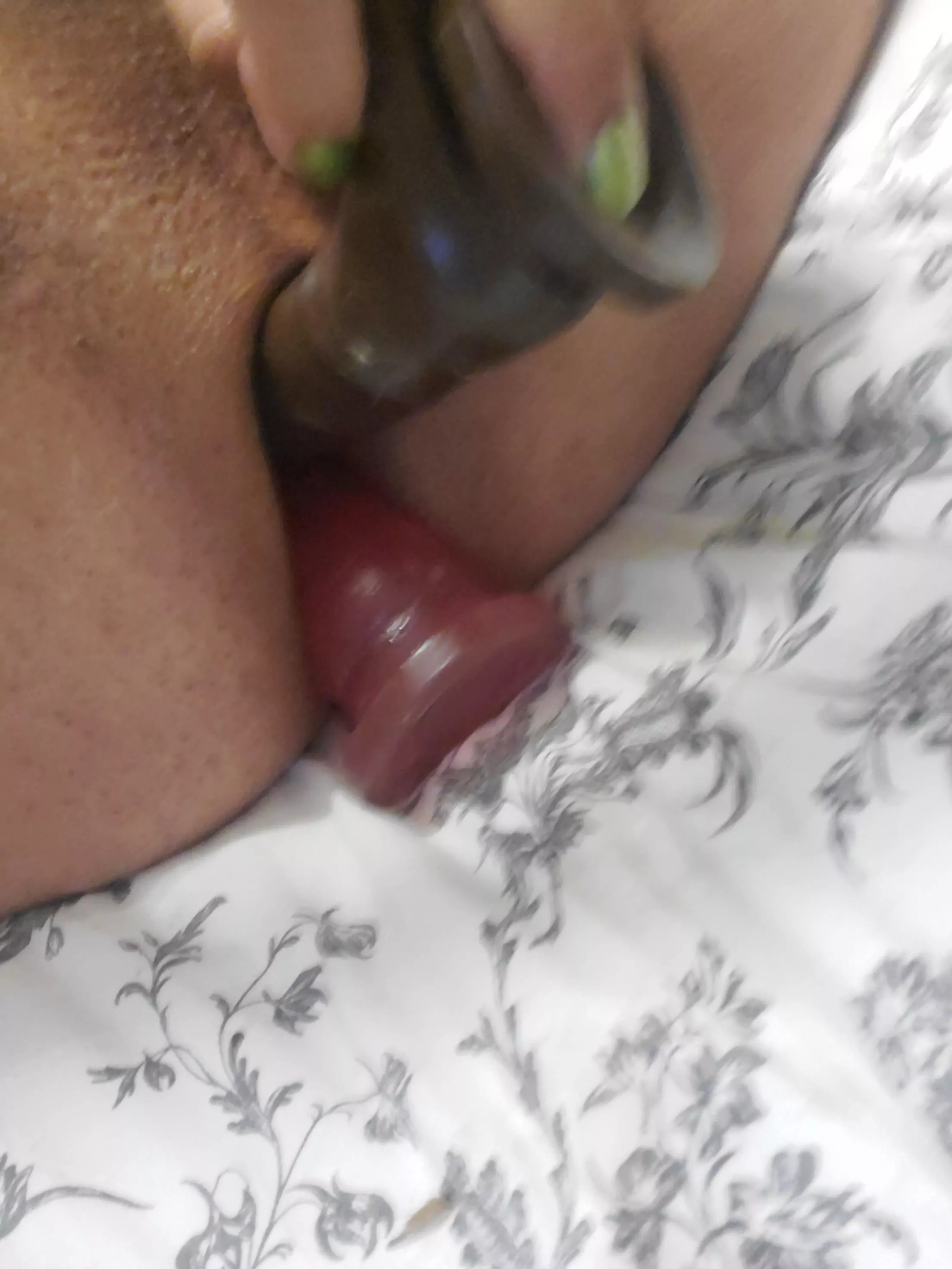 Double dildo , double stuffed