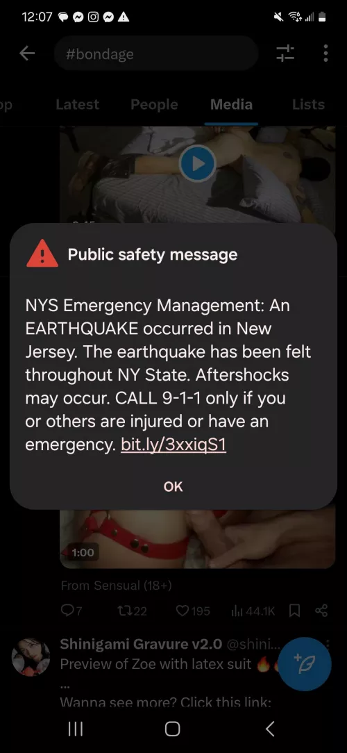 How dare the earth disrupt my kink. 