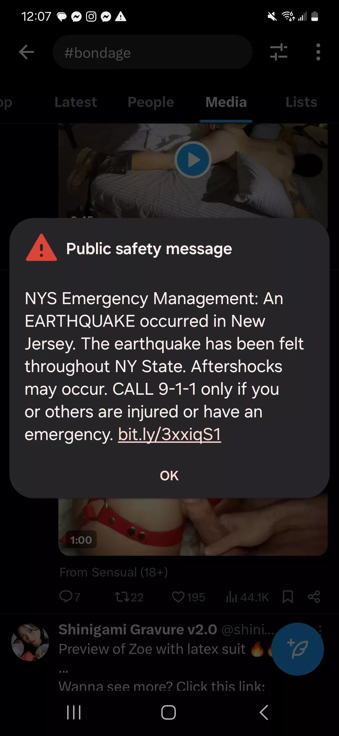 How dare the earth disrupt my kink. 