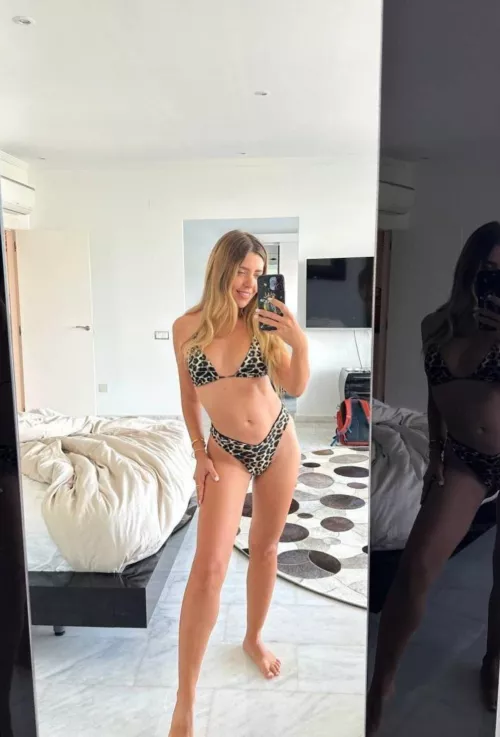 I feel like a leopard hee hee