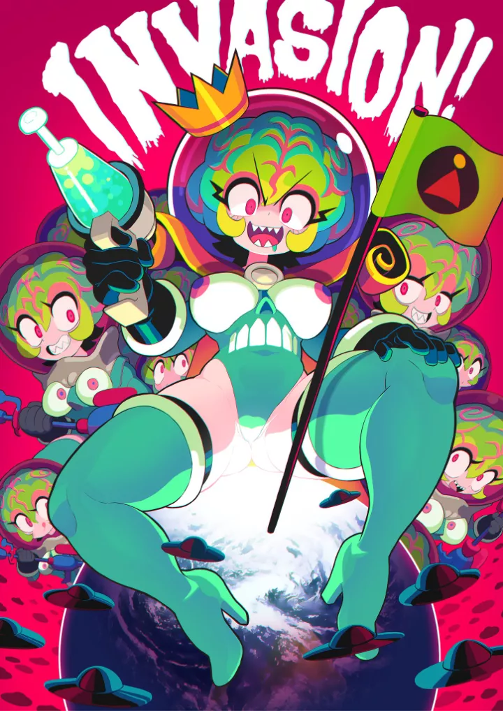 INVASION! by @uejini on Twitter 