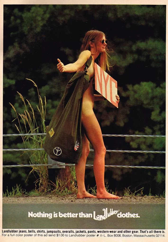 Landlubber Clothes ad, 1971