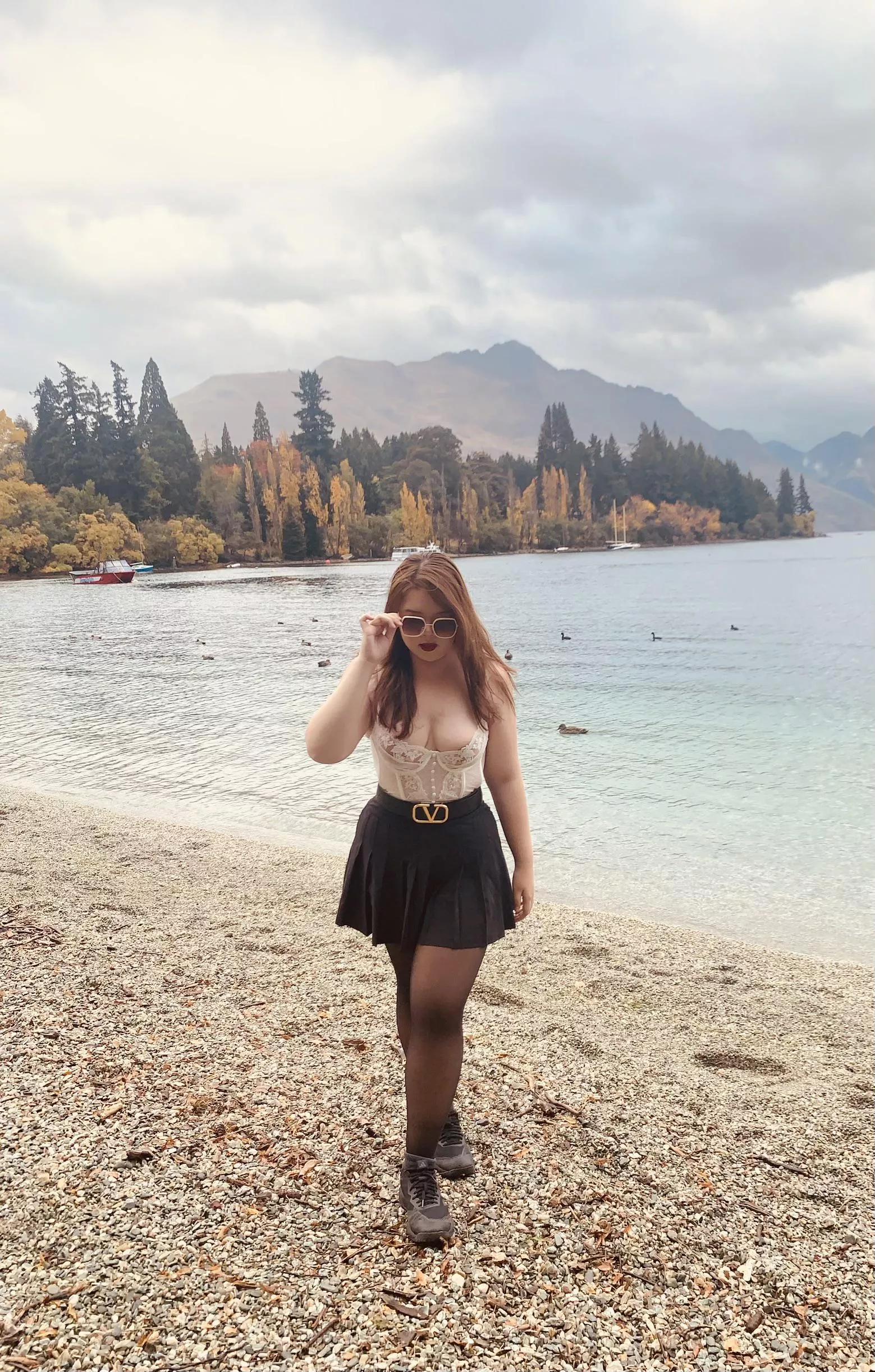 Lingerie on beach 🏝️