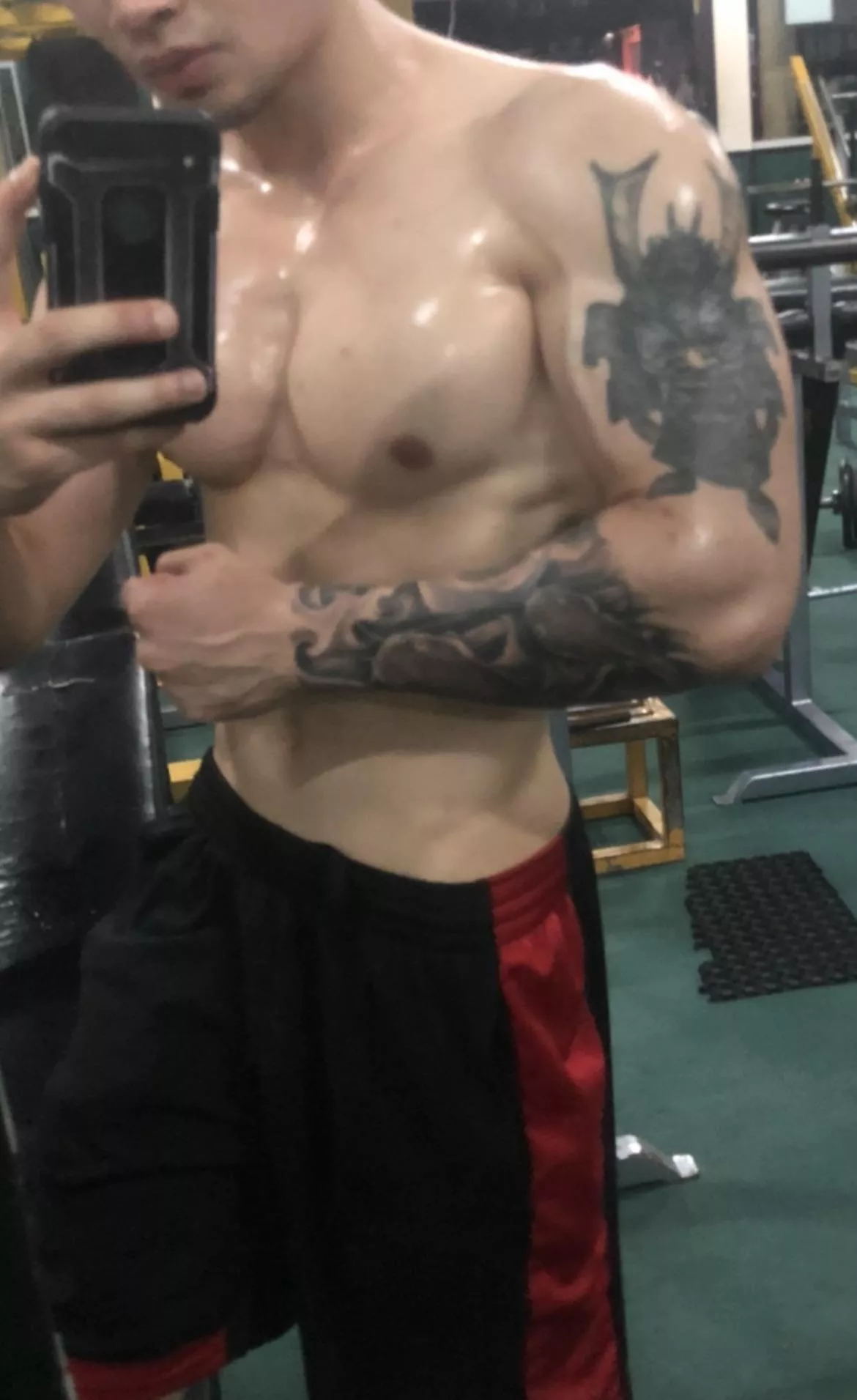 My tatted, bulky strong forearm ;)