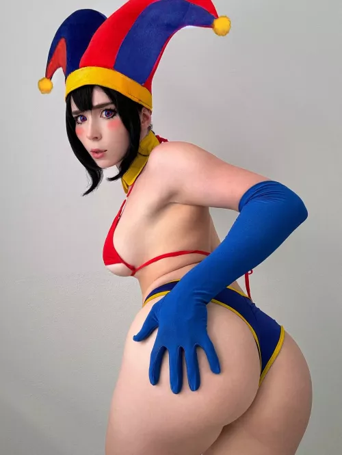 Pomni from The Amazing Digital Circus cosplay by SweetieFox