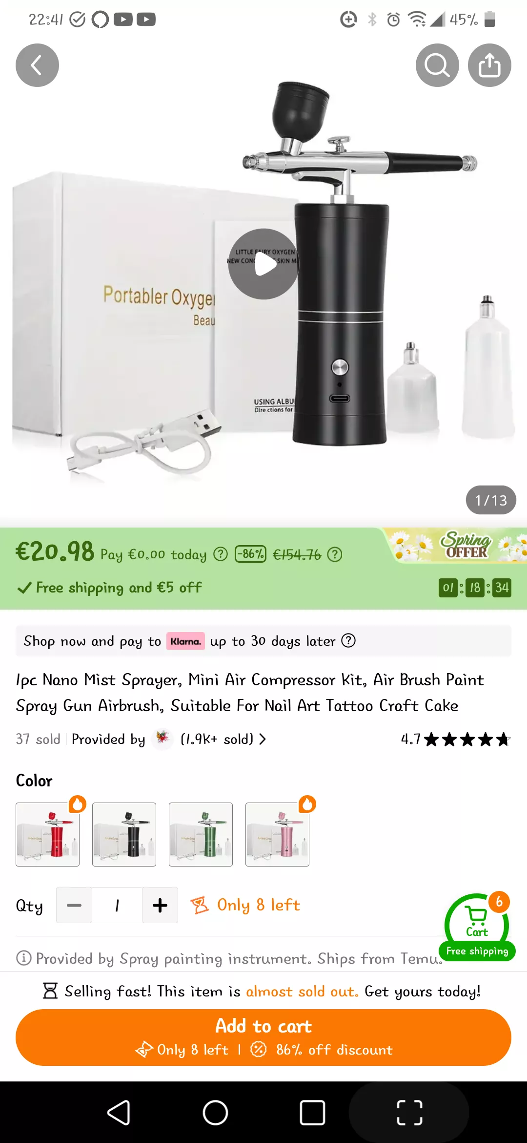 Question about powdering