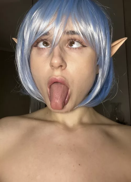 Sometimes the Throat Goat is a dragon... F using Fionas Muzzle BD