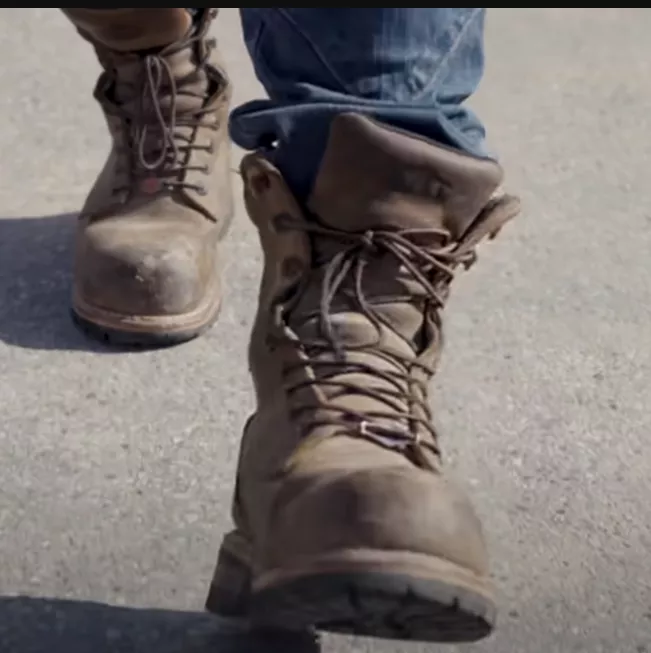 These bad boys, worn by the Armwrestling Whisperer