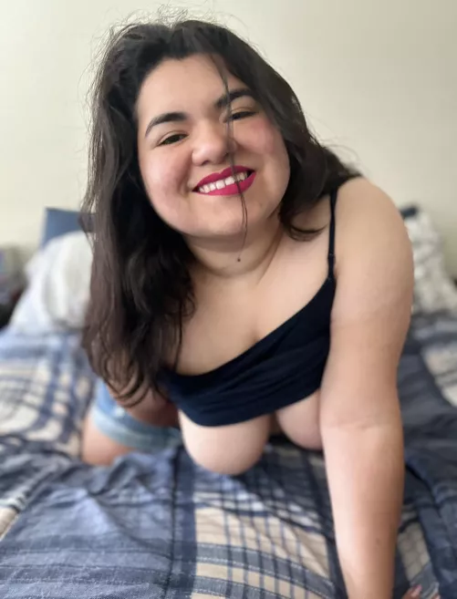 Your husband ran into me at the park and brought me to your bedroom. Thought I’d try your perfume and now he’s taking these pics. Wonder what he’ll do next.