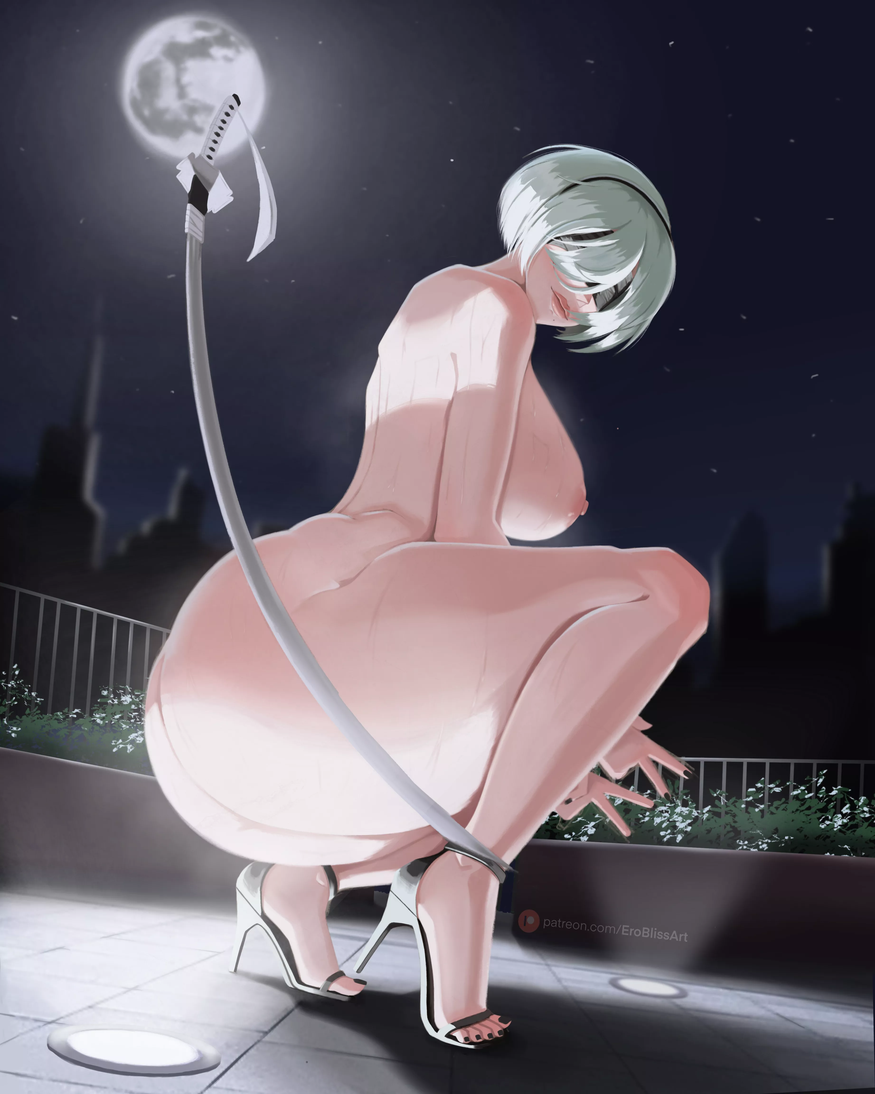 2Booty Mooning (EroBlissArt)