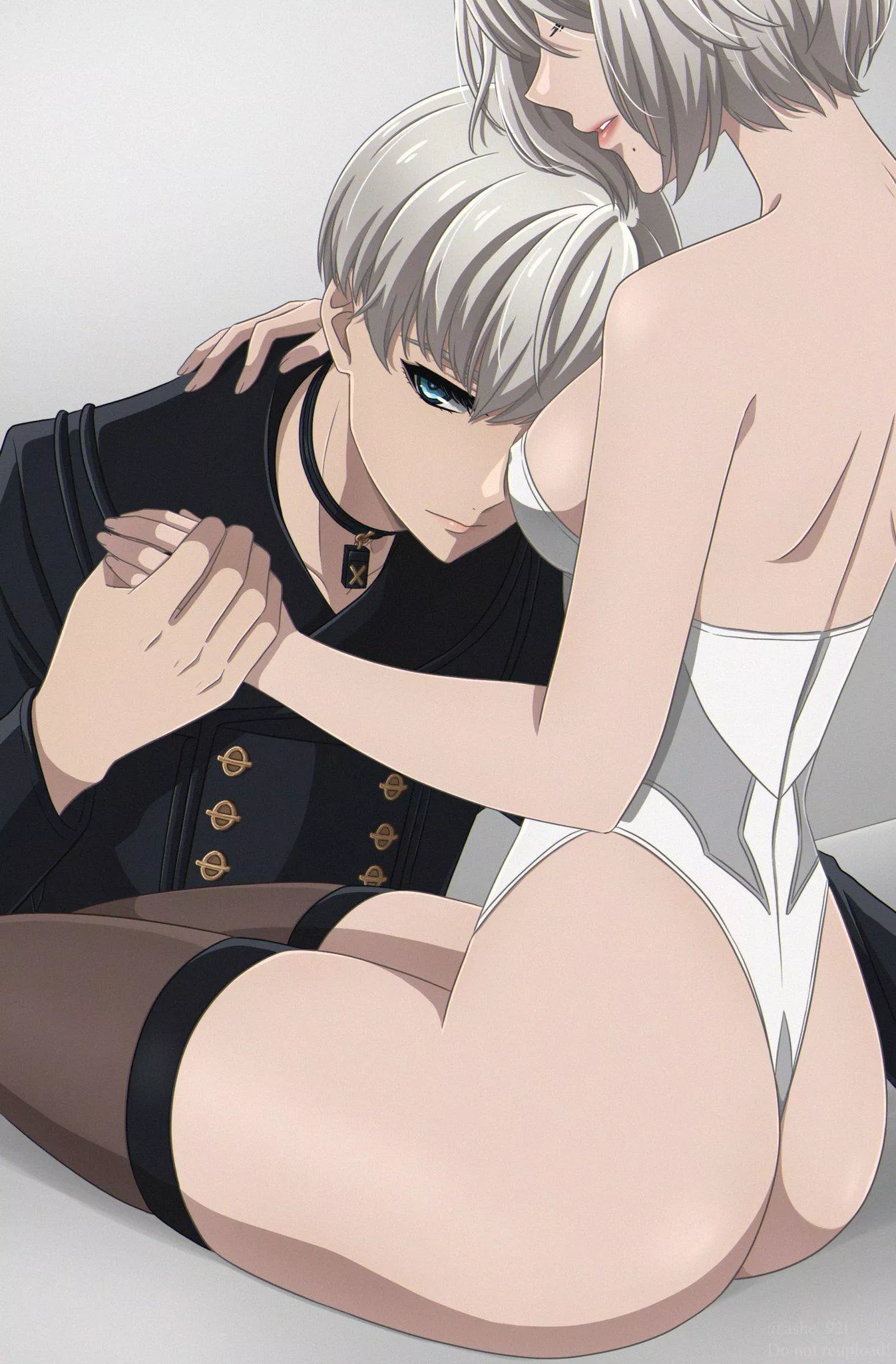 9S and 2B (ashe_92l)