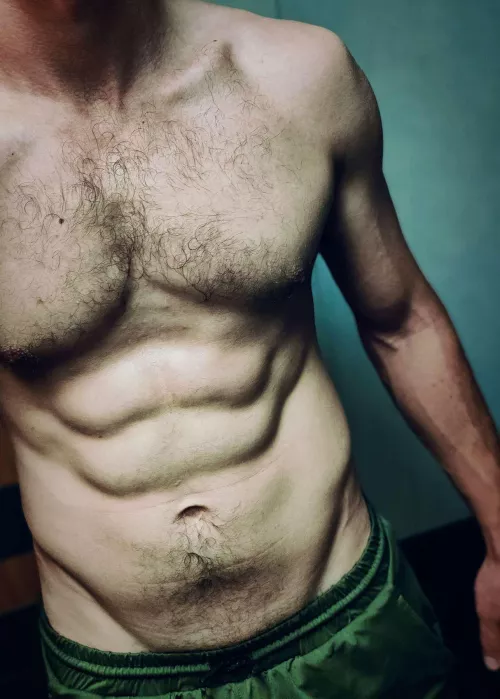 Abs got pumped after that workout!