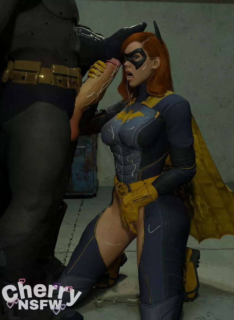 Batgirl and batman training (Cherrynsfw)