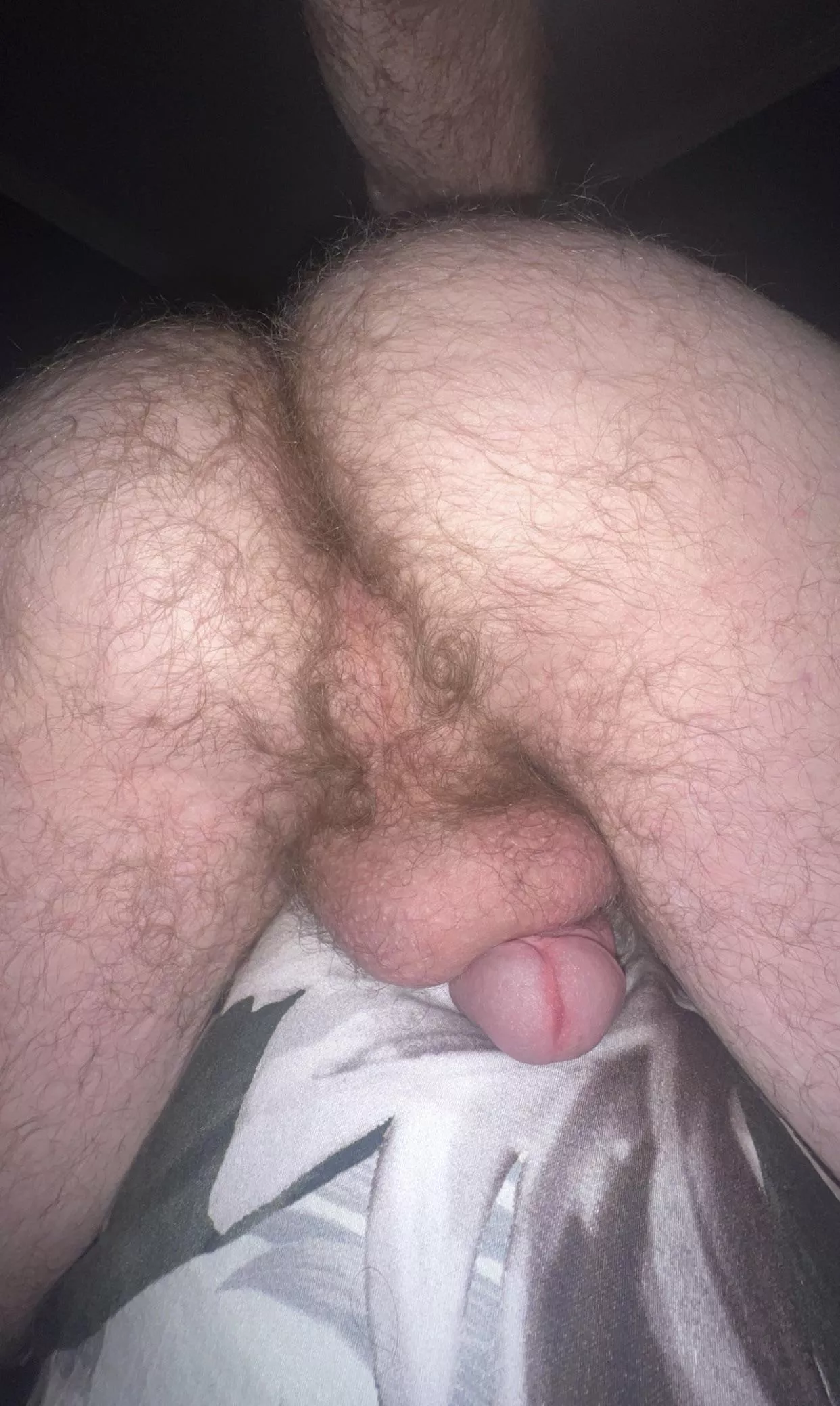 Bent over after work to show you how hairy I am 