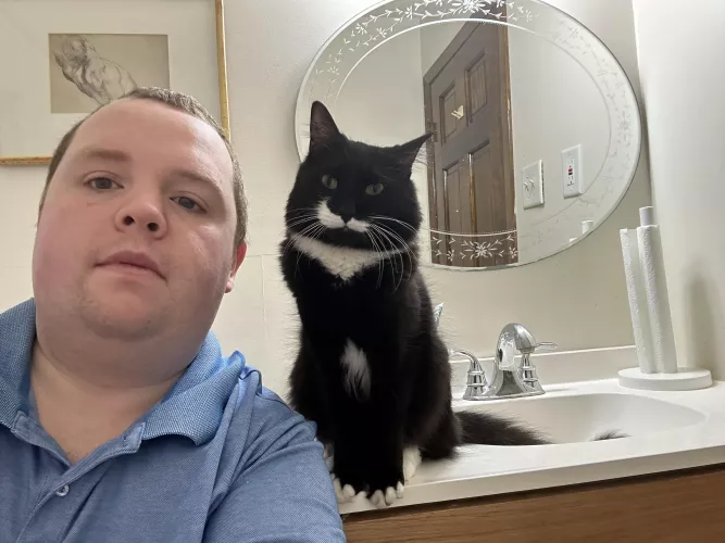 Bruce (my cat wanted to say hi)